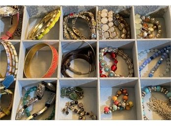 Large Bundle Of Costume Jewelry & BLING!