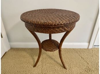 Beautiful Mid-century Design Rattan / Wicker Table