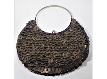 Chico's Chinese Coin Evening Bag Purse