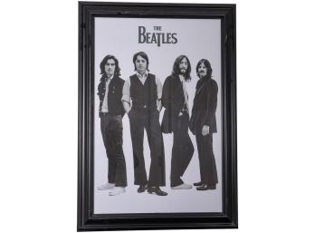Framed Black And White 'The Beatles' Print Original Photo By Bruce McBroom