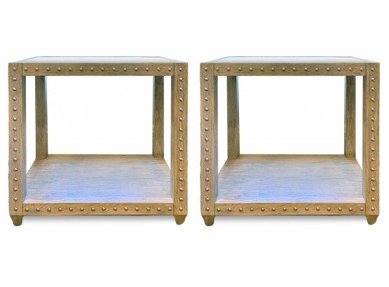 Worlds Away Olivia Lio Side Tables - Set Of 2