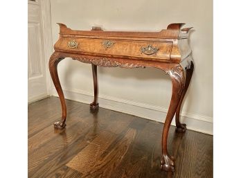 19th Century Burl Walnut Side Table
