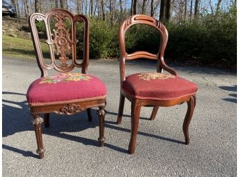 Vintage Needlepoint Chairs