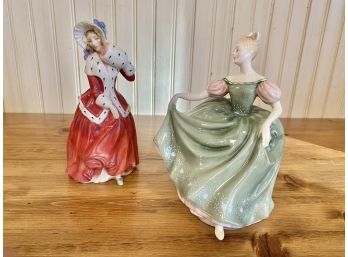 Vintage Royal Doulton Figurines - Set Of 2