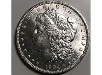 1904 - O Morgan Silver Dollar Value $180 To $295