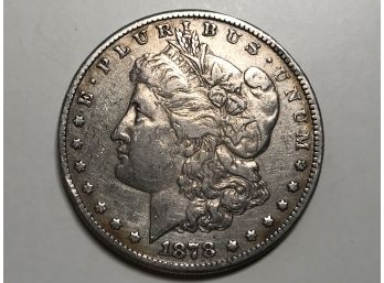 1878-s Morgan Silver Dollar Nice Color