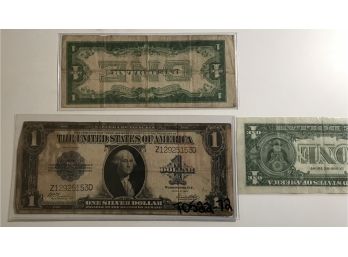 Large Bill 1923 One Silver Dollar 1923