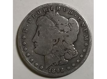 1892-o Morgan Silver Dollar