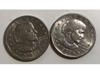 2 Coins 1979 Susan B Anthony