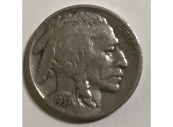 1937 Buffalo Head Nickel Nice Luster