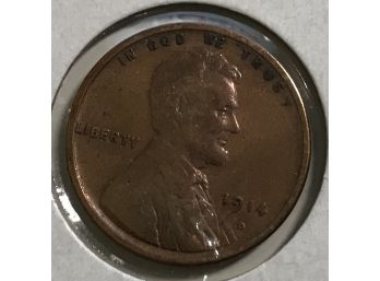 Rare 1914-d Wheat Penny KEY DATE VALUE $400 - $650