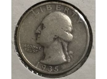 1935-s Washington Silver Quarter