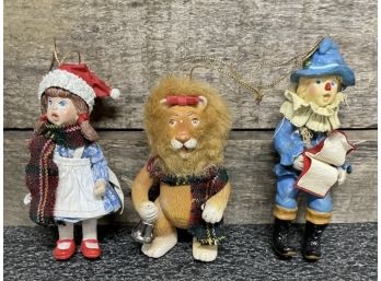 Lot Of Vintage Wizard Of Oz Ornaments With Original Boxes