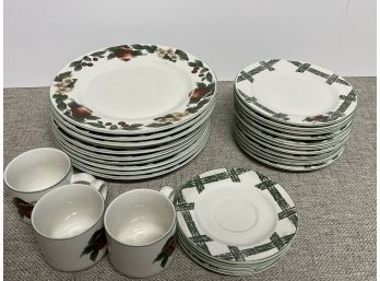 The Cades Cove Collection Holiday Plateware, Partial Collection