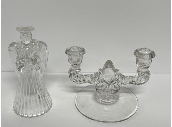Beautiful Glass Candle Holders, A Great Addition To Your Holiday Table