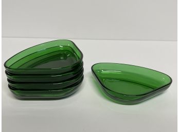 Fantastic Vintage Green Glass Dishes, So Pretty For Sauces, Sides, Dips!