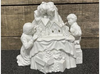 Dept 56 Winter Silhouettes, A Family Tradition, With Original Box