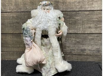 1993 Brinns Collectible Santa With Certificate Of Authenticity In Original Box