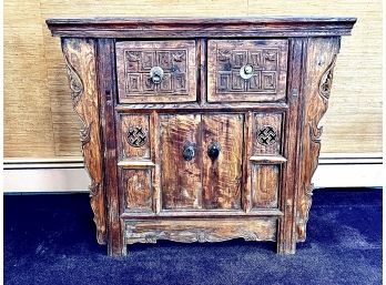 Antique Oriental Carved Chest