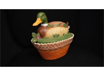 Duck Themed Covered Bowl