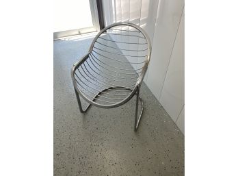Metal Egg Shape Chair