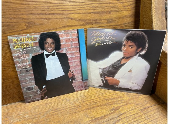 2 Vintage Michael Jackson Albums ~ Thriller & Off The Wall ~