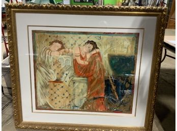 Artist Janet Treby ~ Pencil Signed & Numbered Serigraph ~ Dreams Of Thera