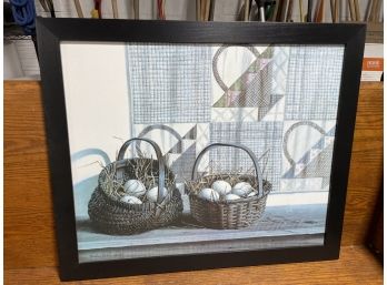 Print On Canvas ~ Don't Put All Your Eggs In One Basket ~ Pauline Campanelli