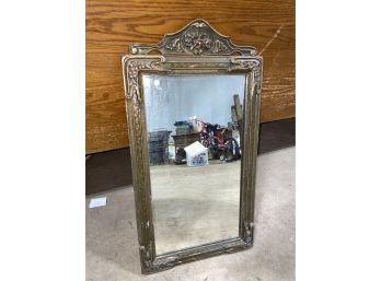 Antique Carved Mirror With Roses