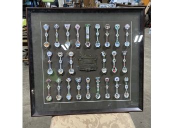Rare 1988 Seoul Olympic Games Frame 24 Ceramic Spoon Collection Limited Edition