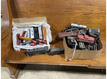 Great Train And Track Lot ~ American Flyer & Bachmann ~