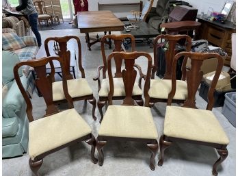 6 Vintage Mahogany Chairs