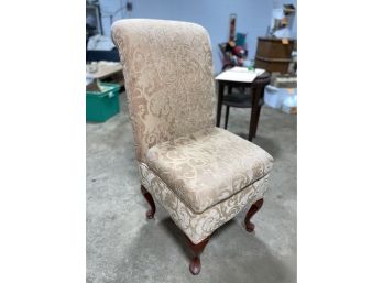 Lovely Jacquard Upholstered Boudoir Chair