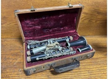 Antique Clarinet For Parts ~ Emil Jardin Paris ~