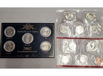 Three Coin Sets Uncirculated Sealed In Plastic  B3