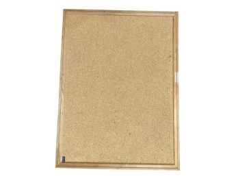 Cork Bulletin Board With Natural Wood Frame, Made In USA