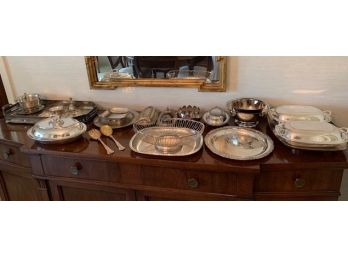 Silver Plate And Stainless: Mayflower Covered Servers, Reed & Barton, Wallace, WIlcox, And More