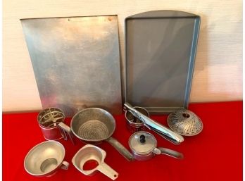Baking Pans, Sifter, Steamer, And More