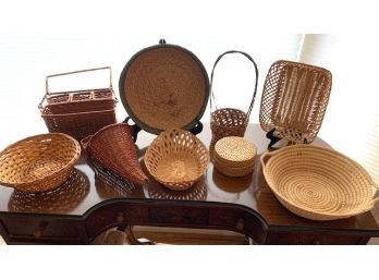 Collection Of 9 Baskets