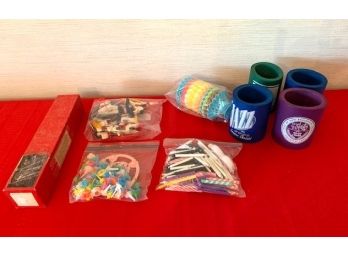 Coozies, Birthday Candles, Long Matches, Cupcake Holders