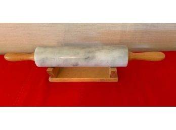 Rolling Pin On Wooden Stand