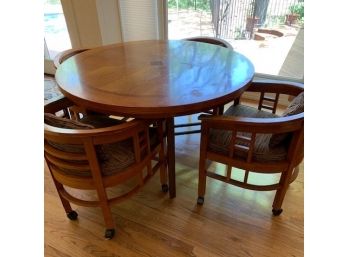 Round Kitchen Table And Four Chairs