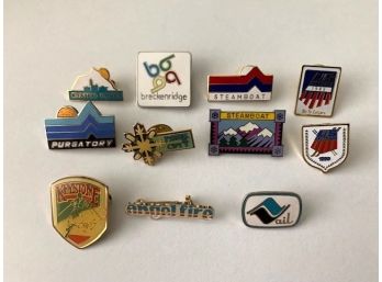 Lot Of Ski Resort Pins