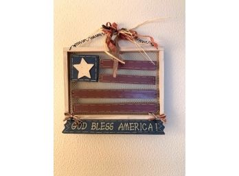 God Bless America Wall Plaque