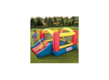 Little Tikes Jump'n Slide Bouncer 3 Free Cups Of Your Choice, Dimension Size 12x9 Feet