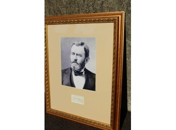 President Ulysses S. Grant - Photo & Signature