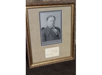President William Howard Taft - Signature May 10 1914 & Photo