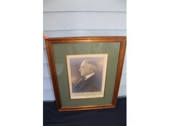 President Warren Harding - Photo & Note To Brooklyn Manor Republicans