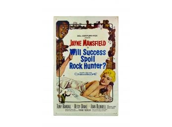 Original - 1957 Movie Poster ' Will Success Spoil Rock Hunter  ' Jayne Mansfield