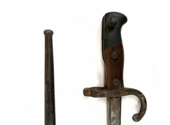 1879 - St Artienne Bayonet With Sheath